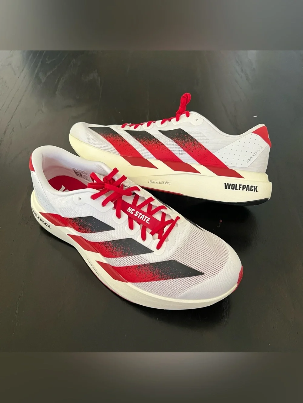 ✔️New✔️ ADIDAS NCAA x Adizero Evo SL 'NC State'